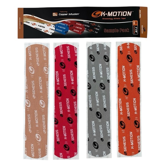 Genesis Other - Genesis K-Motion Kinesiology Athletic Tape Sample Pack Cooper Infuzion NEW